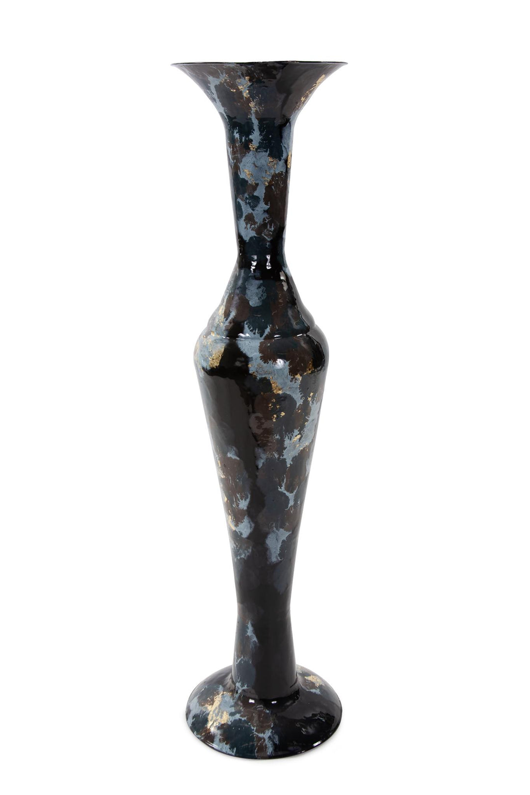 Howard Elliott Collection Oceanique Flared Iron Vase, Tall