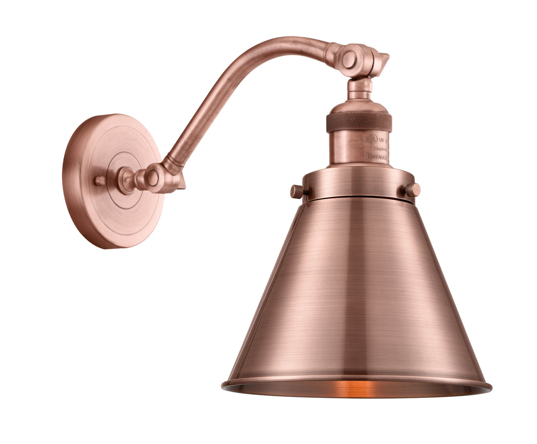 Innovations Lighting Appalachian Sconce - Antique Copper Wall Sconces Innovations Lighting   