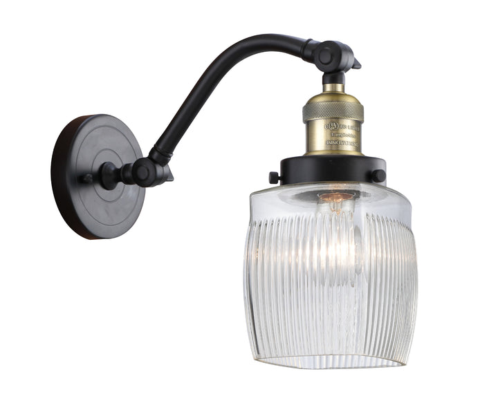 Innovations Lighting Colton Sconce - Black Antique Brass Wall Sconces Innovations Lighting   