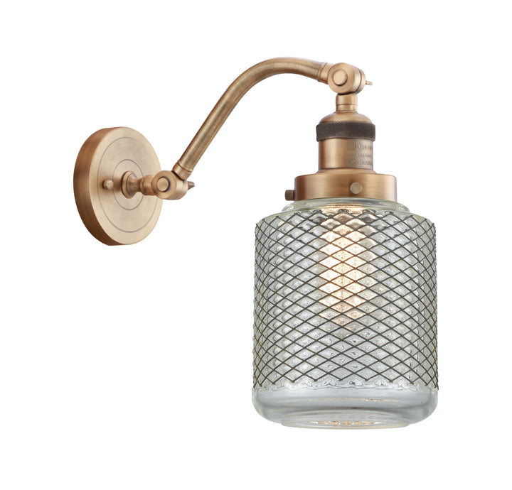 Innovations Lighting Stanton Sconce - Brushed Brass Wall Sconces Innovations Lighting   