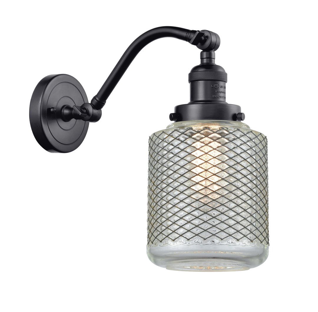 Innovations Lighting Stanton Sconce - Matte Black Wall Sconces Innovations Lighting   