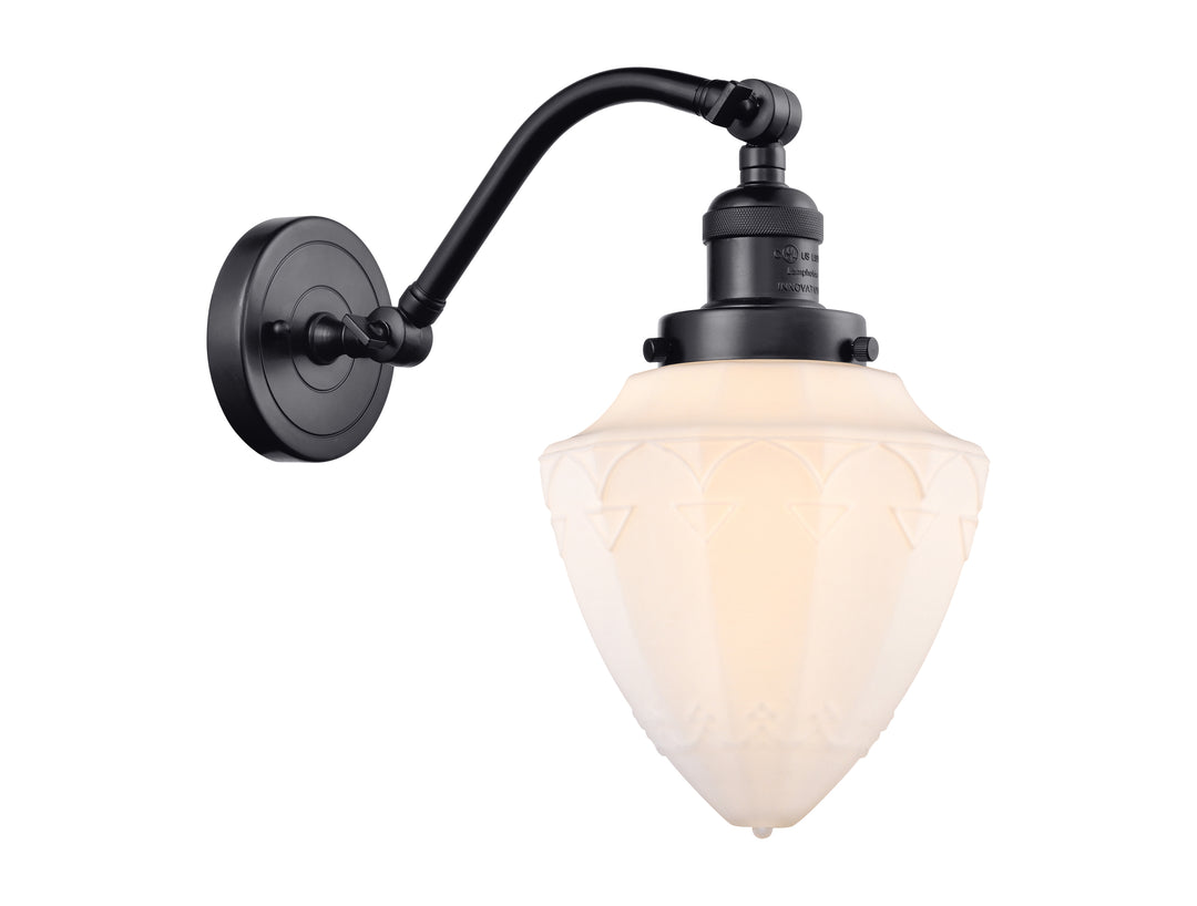 Innovations Lighting Bullet 7" Sconce - Matte Black