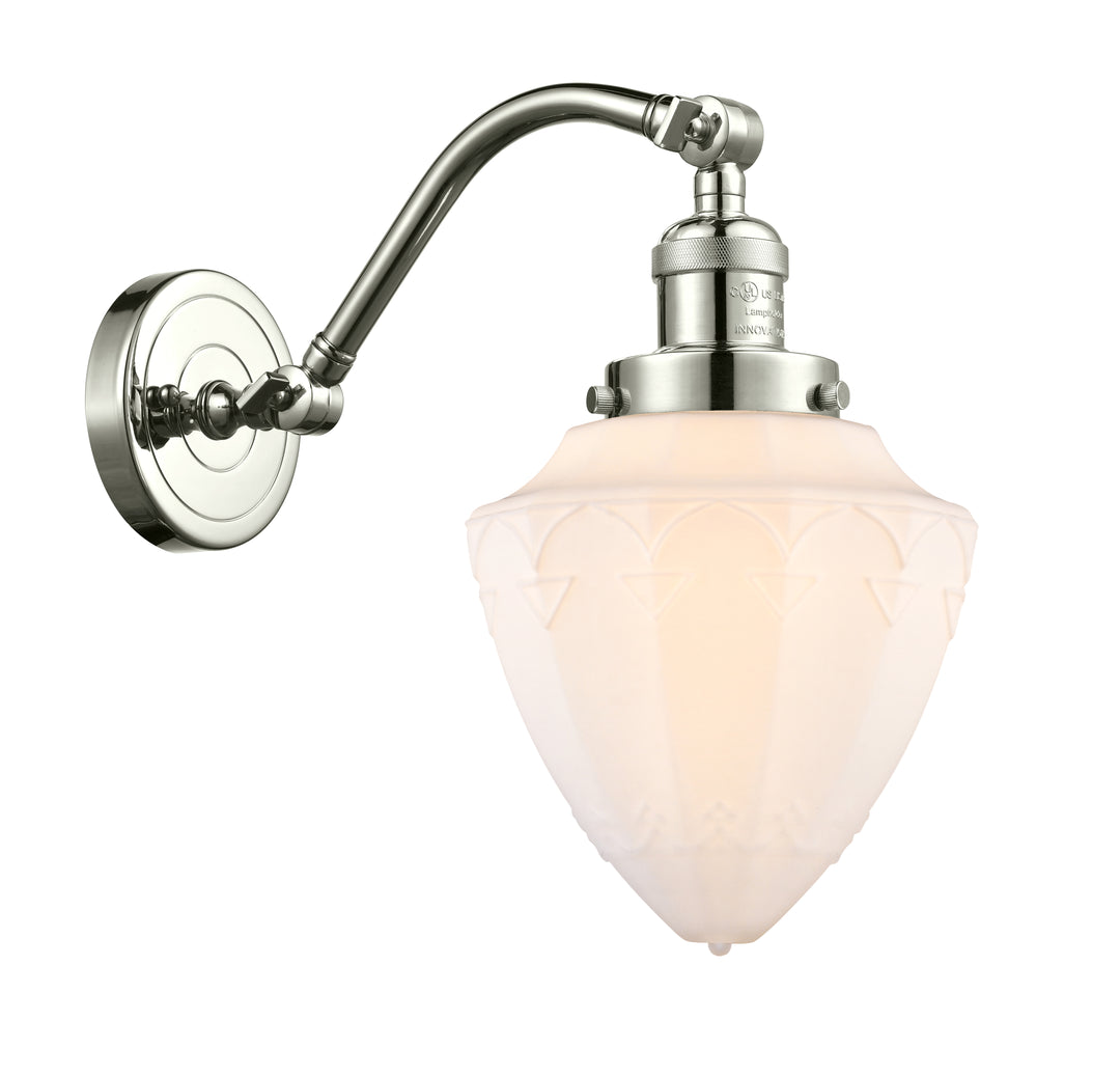 Innovations Lighting Bullet 7" Sconce - Polished Nickel