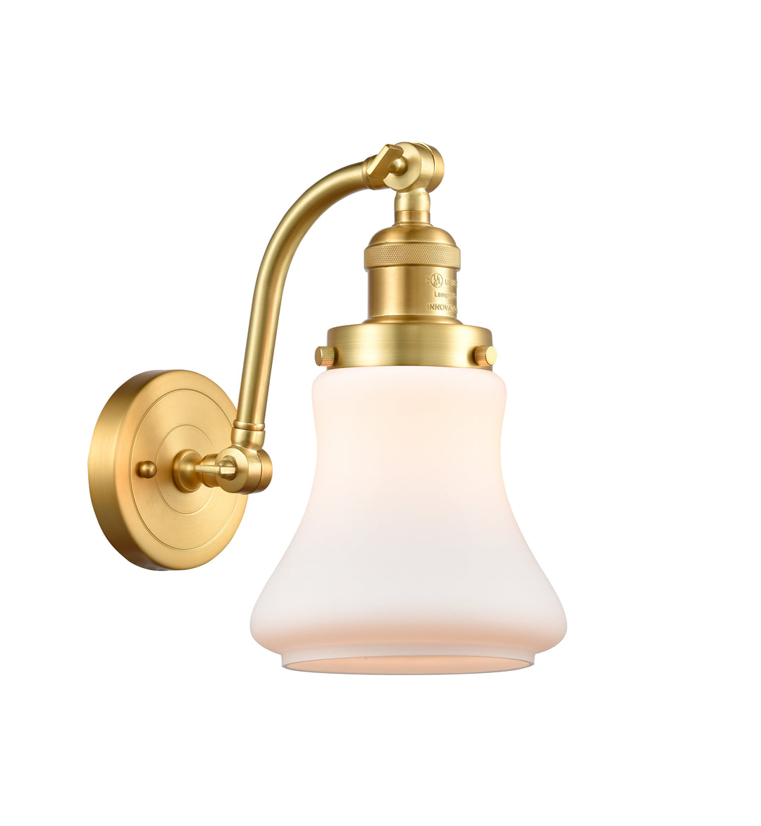 Innovations Lighting Bellmont 6" Sconce - Satin Gold Wall Sconces Innovations Lighting   