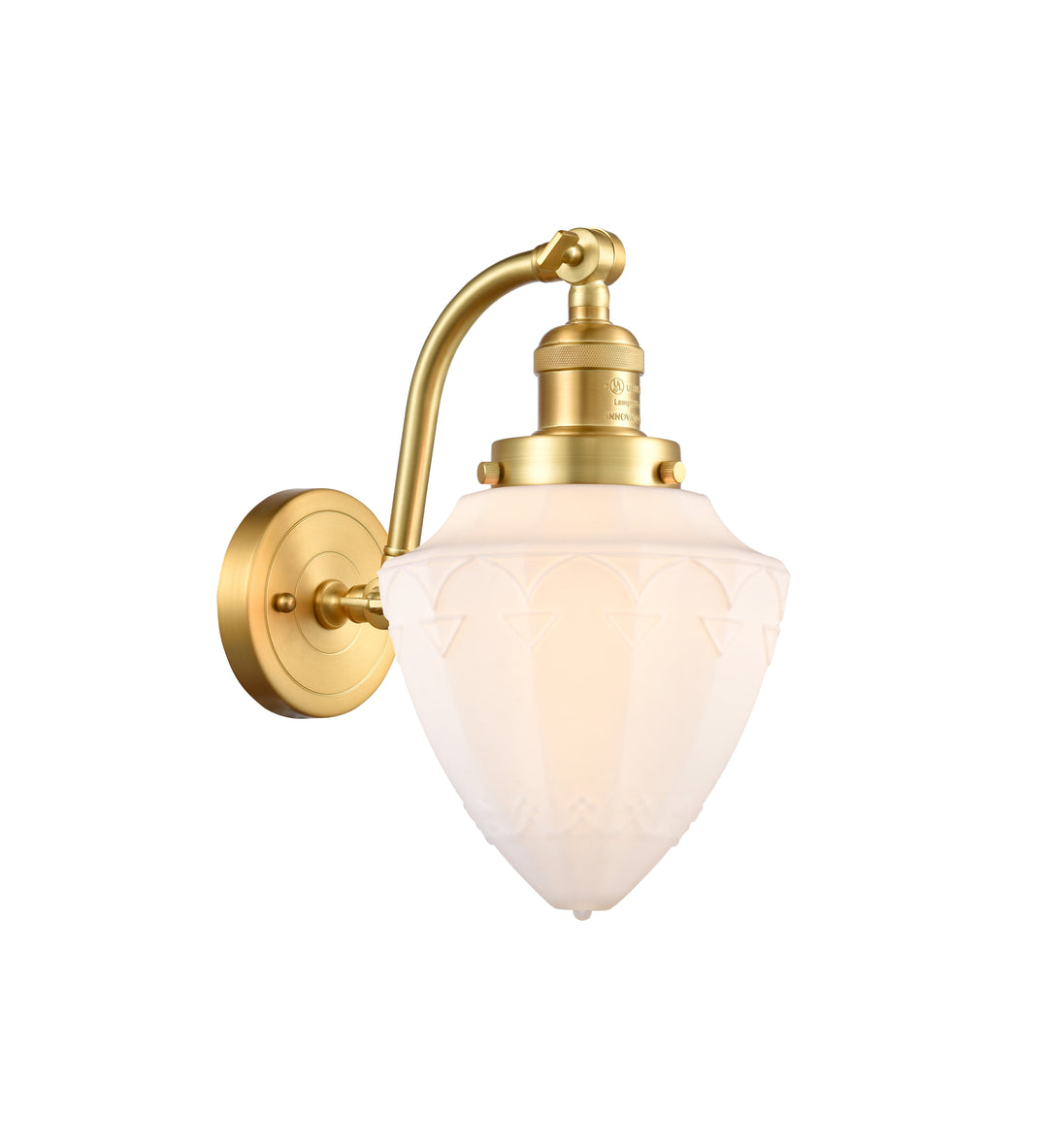 Innovations Lighting Bullet 7" Sconce - Satin Gold Wall Sconces Innovations Lighting   