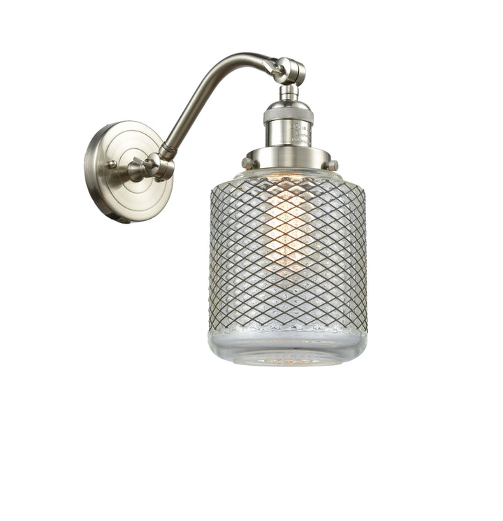 Innovations Lighting Stanton Sconce - Brushed Satin Nickel Wall Sconces Innovations Lighting   