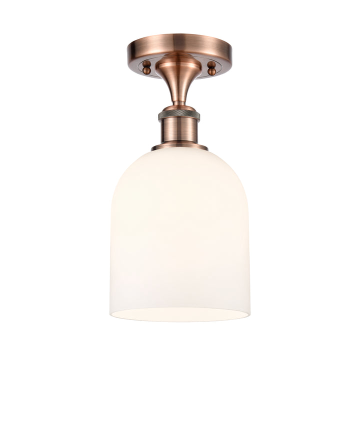 Innovations Lighting Bella 6" Semi-Flush Mount - Antique Copper Ceiling Semi Flush Mounts Innovations Lighting   