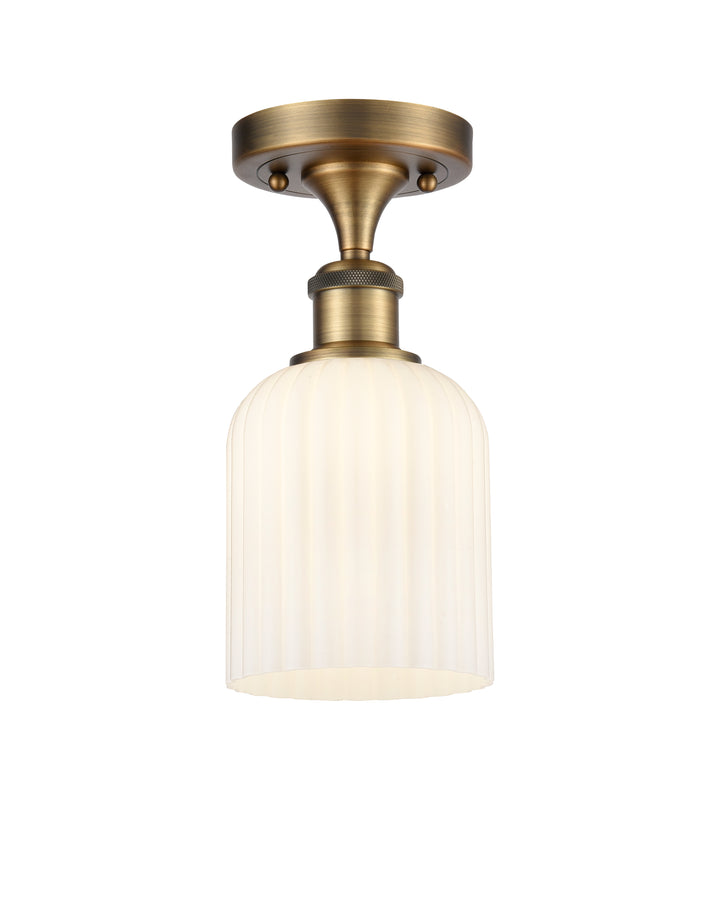 Innovations Lighting Bridal Veil 5" Semi-Flush Mount - Brushed Brass Ceiling Semi Flush Mounts Innovations Lighting   