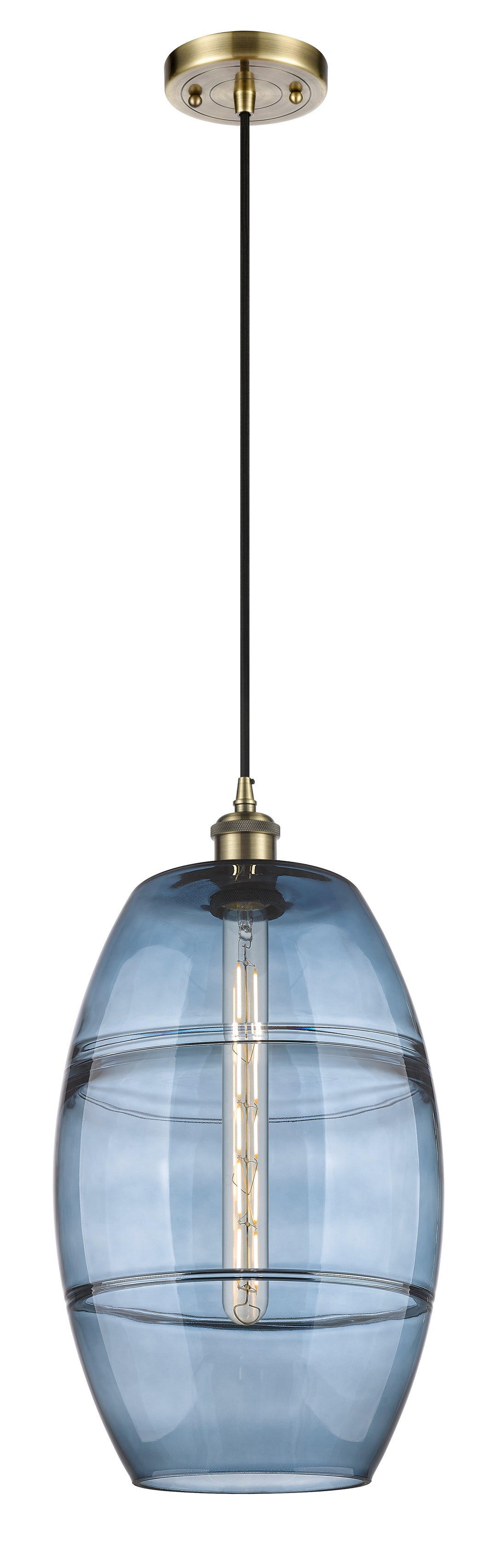 Innovations Lighting Vaz 10" Mini Pendant - Antique Brass