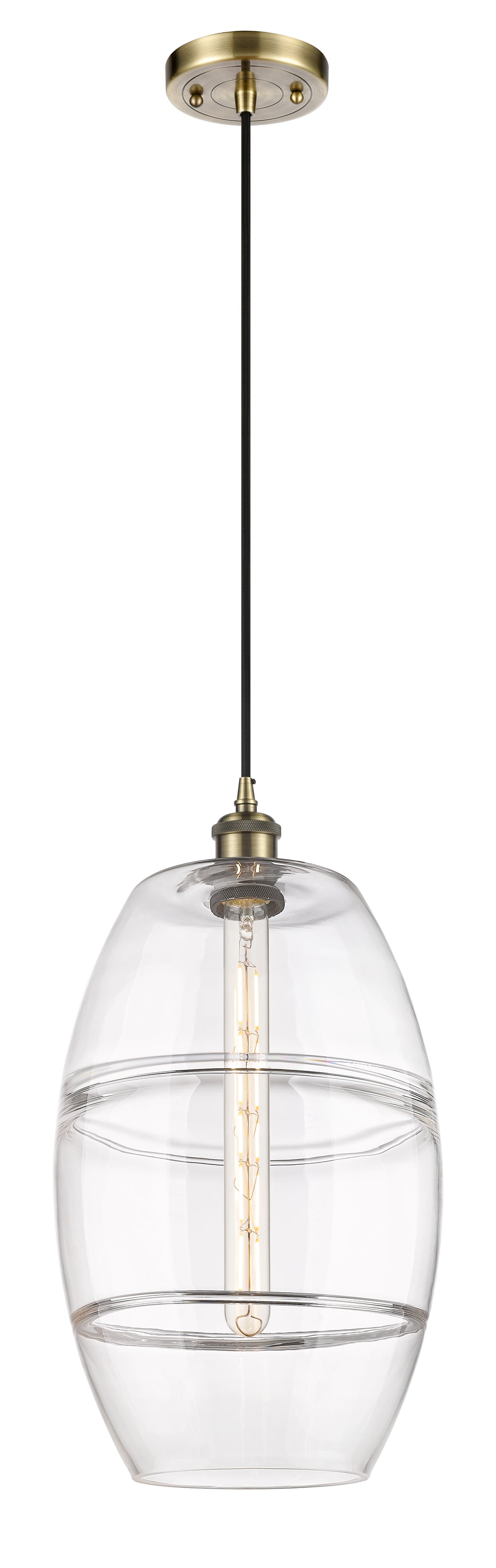 Innovations Lighting Vaz 10" Mini Pendant - Antique Brass