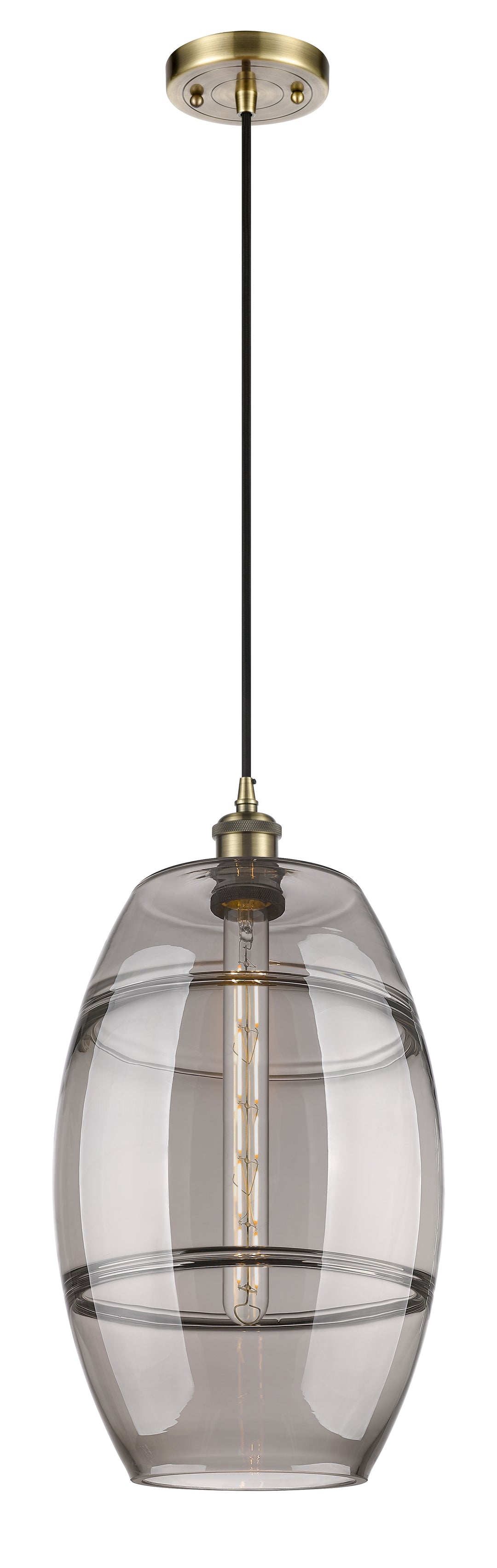 Innovations Lighting Vaz 10" Mini Pendant - Antique Brass