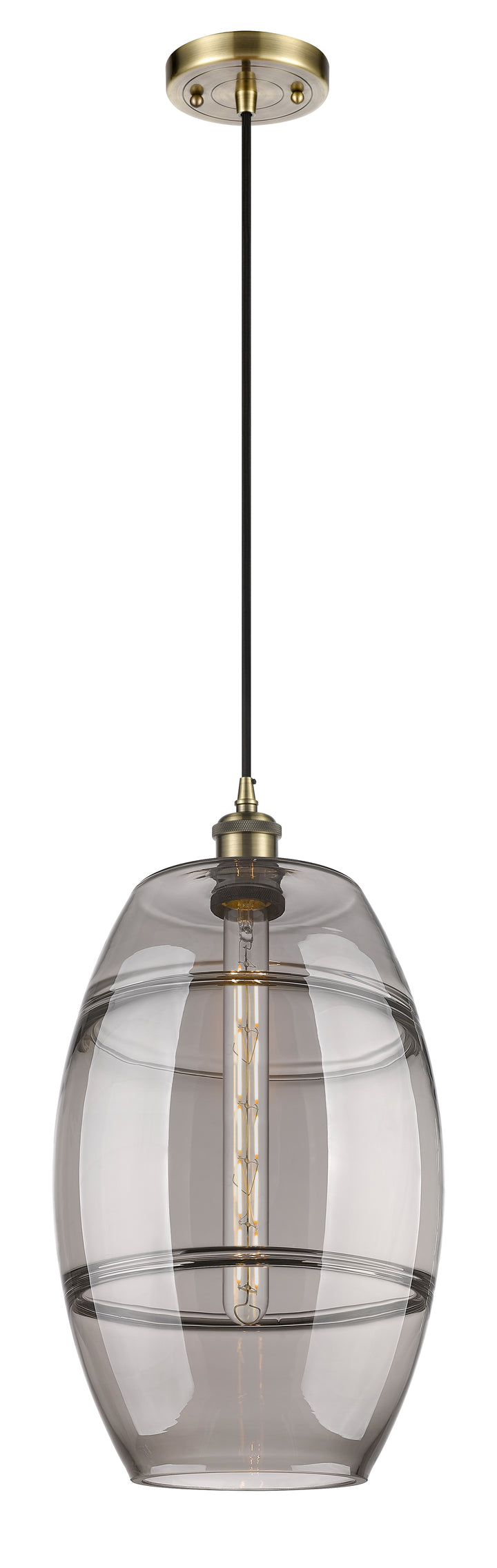 Innovations Lighting Vaz 10" Mini Pendant - Antique Brass Mini-Pendants Innovations Lighting   