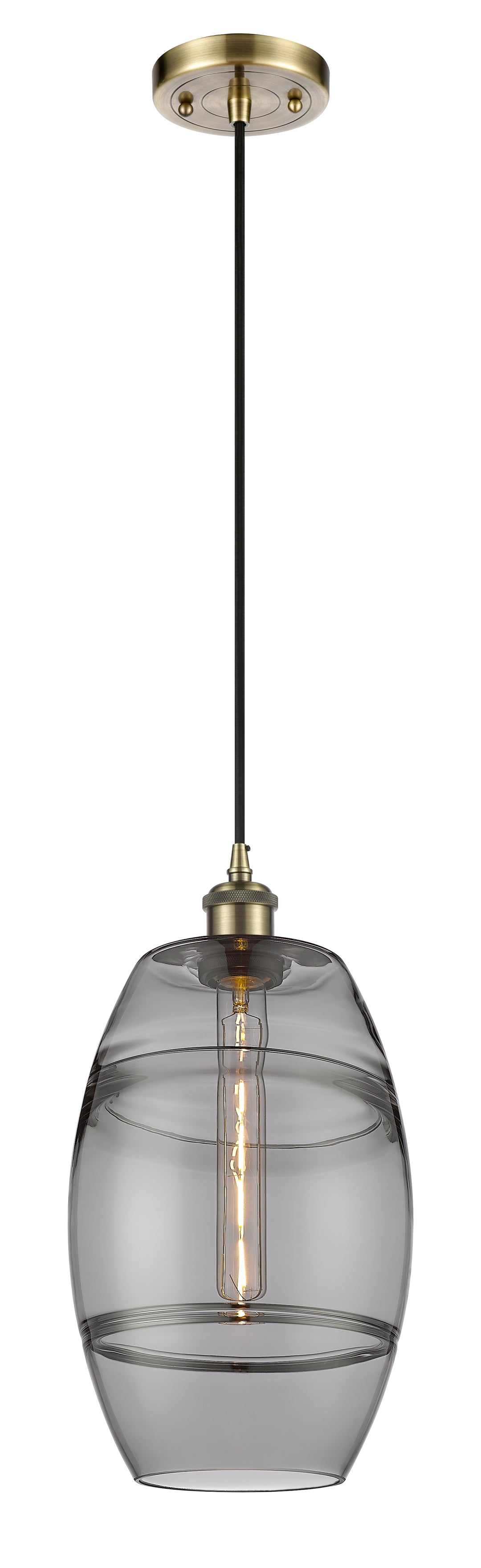 Innovations Lighting Vaz 8" Mini Pendant - Antique Brass Mini-Pendants Innovations Lighting   