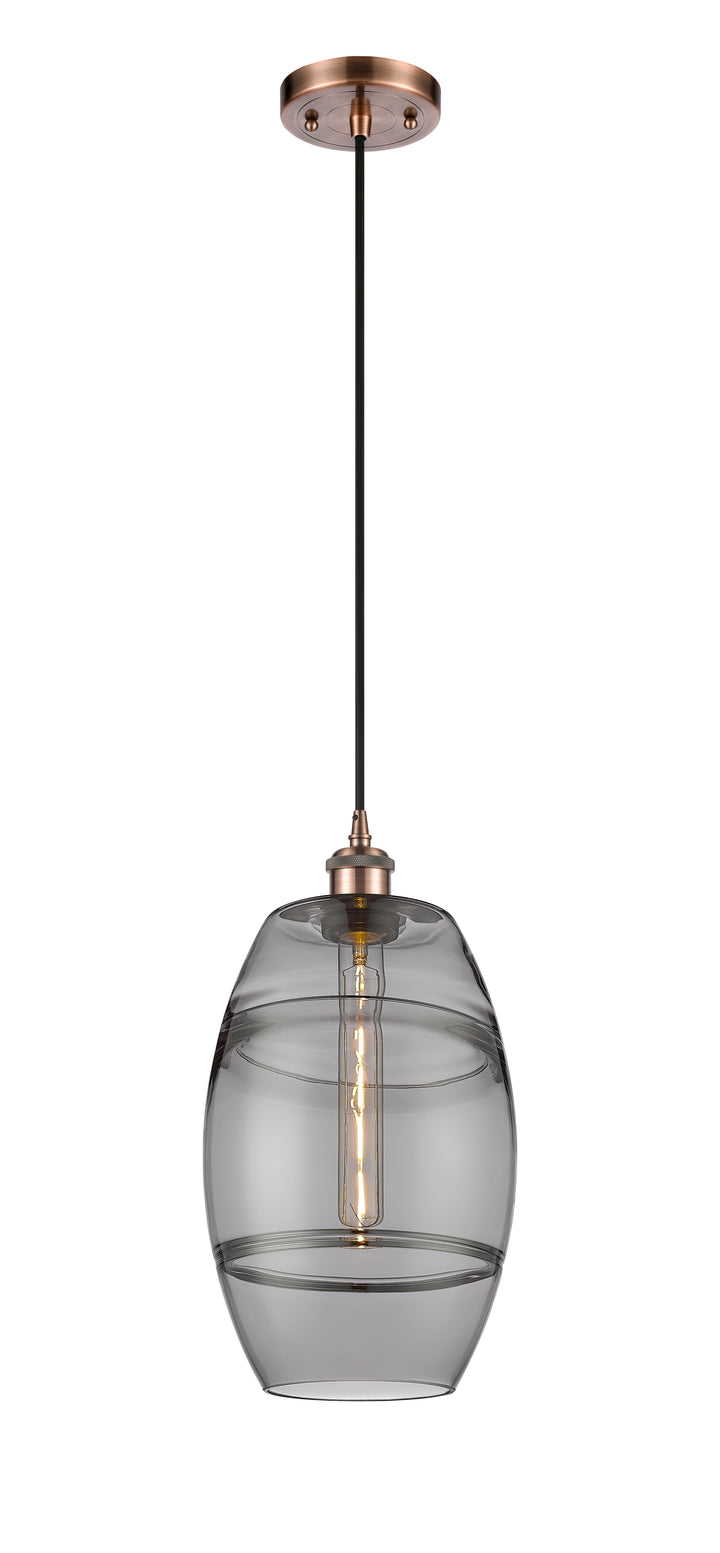 Innovations Lighting Vaz 8" Mini Pendant - Antique Copper Mini-Pendants Innovations Lighting   