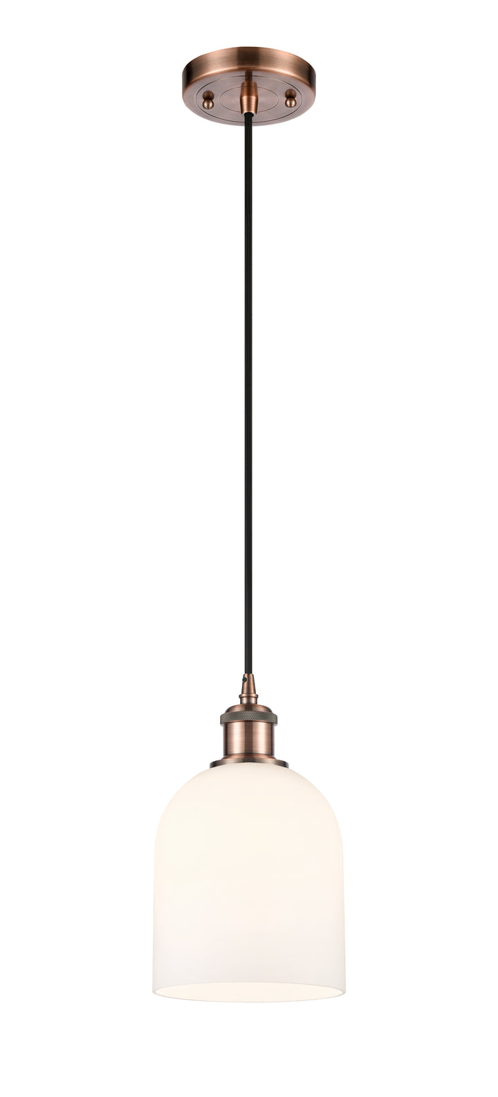 Innovations Lighting Bella 6" Mini Pendant - Antique Copper Mini-Pendants Innovations Lighting   