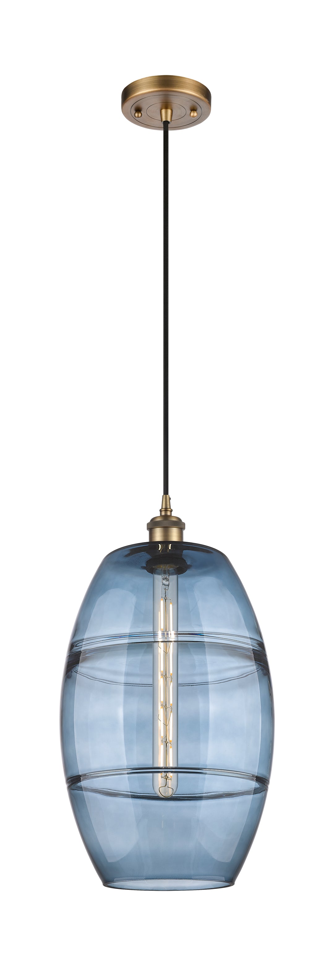 Innovations Lighting Vaz 10" Mini Pendant - Brushed Brass Mini-Pendants Innovations Lighting   