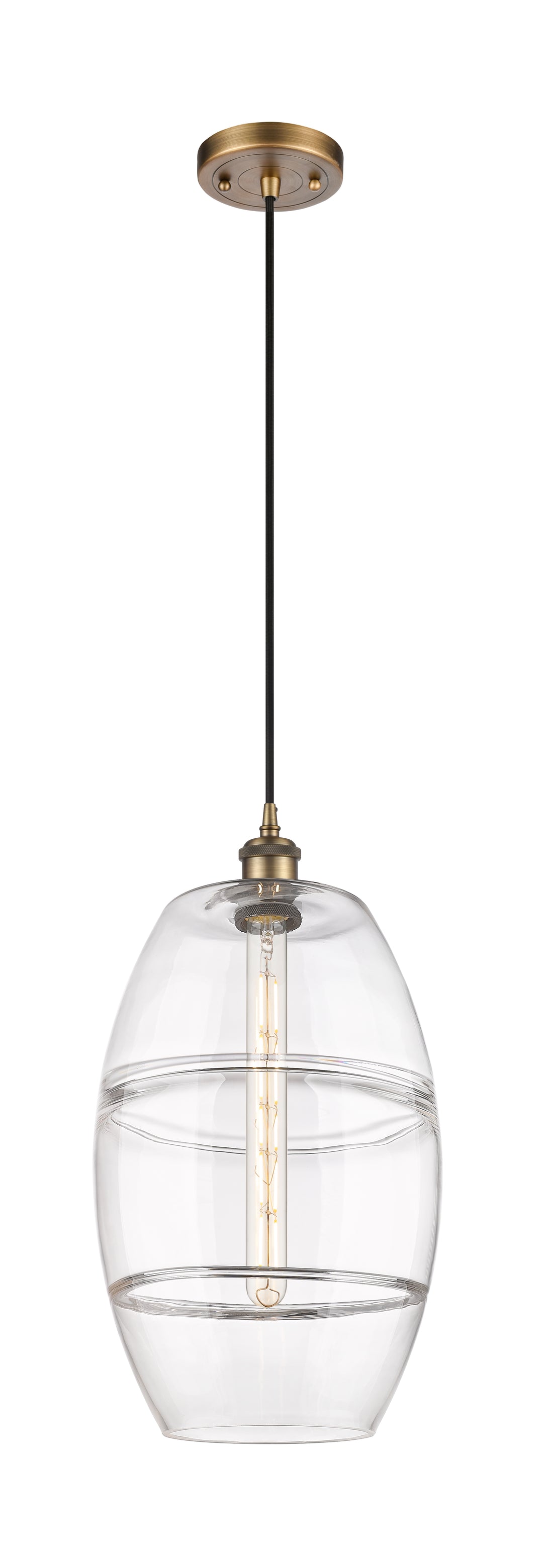 Innovations Lighting Vaz 10" Mini Pendant - Brushed Brass Mini-Pendants Innovations Lighting   