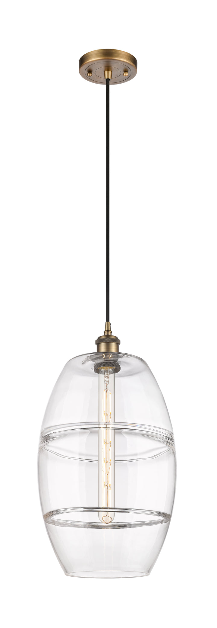 Innovations Lighting Vaz 10" Mini Pendant - Brushed Brass