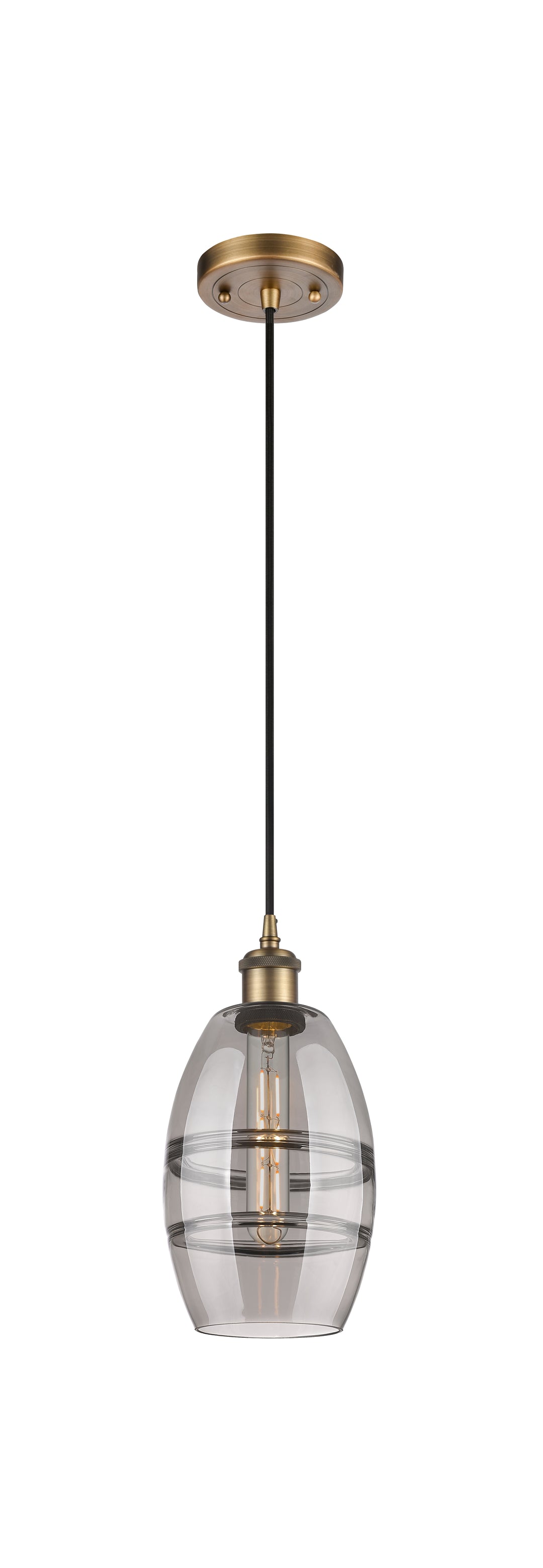 Innovations Lighting Vaz 6" Mini Pendant - Brushed Brass Mini-Pendants Innovations Lighting   