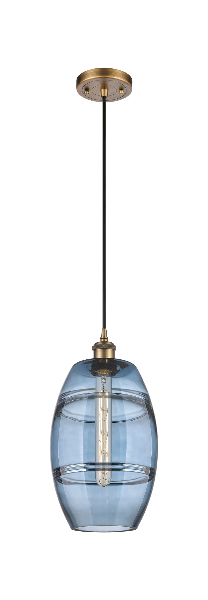 Innovations Lighting Vaz 8" Mini Pendant - Brushed Brass Mini-Pendants Innovations Lighting   