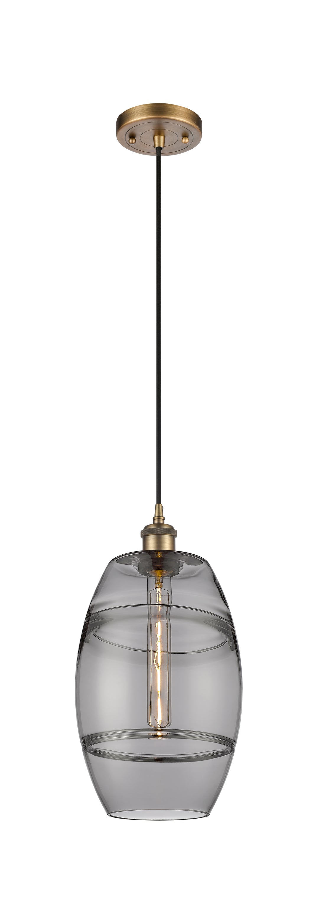 Innovations Lighting Vaz 8" Mini Pendant - Brushed Brass Mini-Pendants Innovations Lighting   