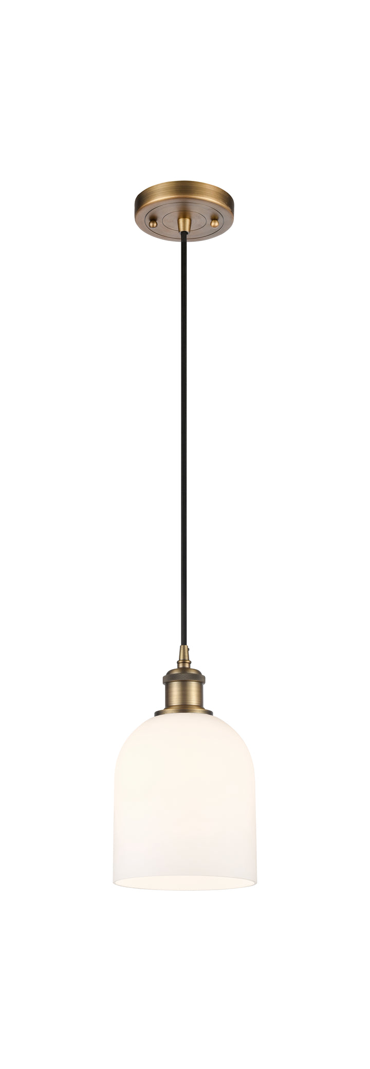 Innovations Lighting Bella 6" Mini Pendant - Brushed Brass Mini-Pendants Innovations Lighting   