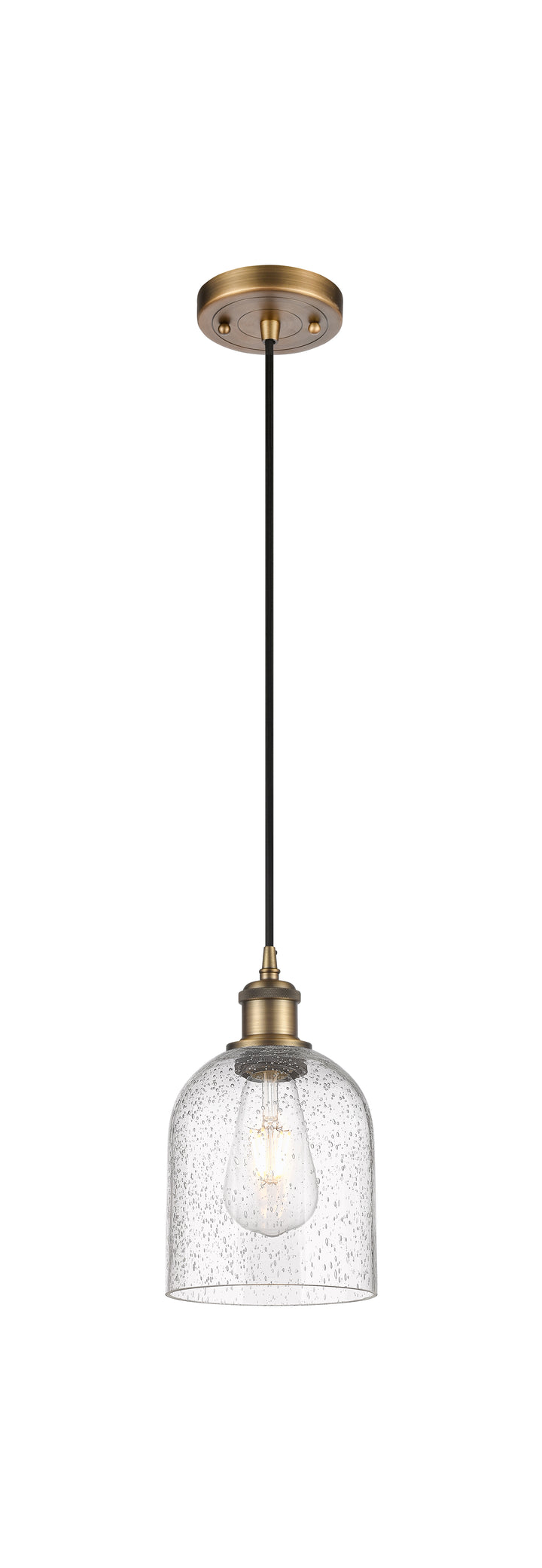 Innovations Lighting Bella 6" Mini Pendant - Brushed Brass Mini-Pendants Innovations Lighting   