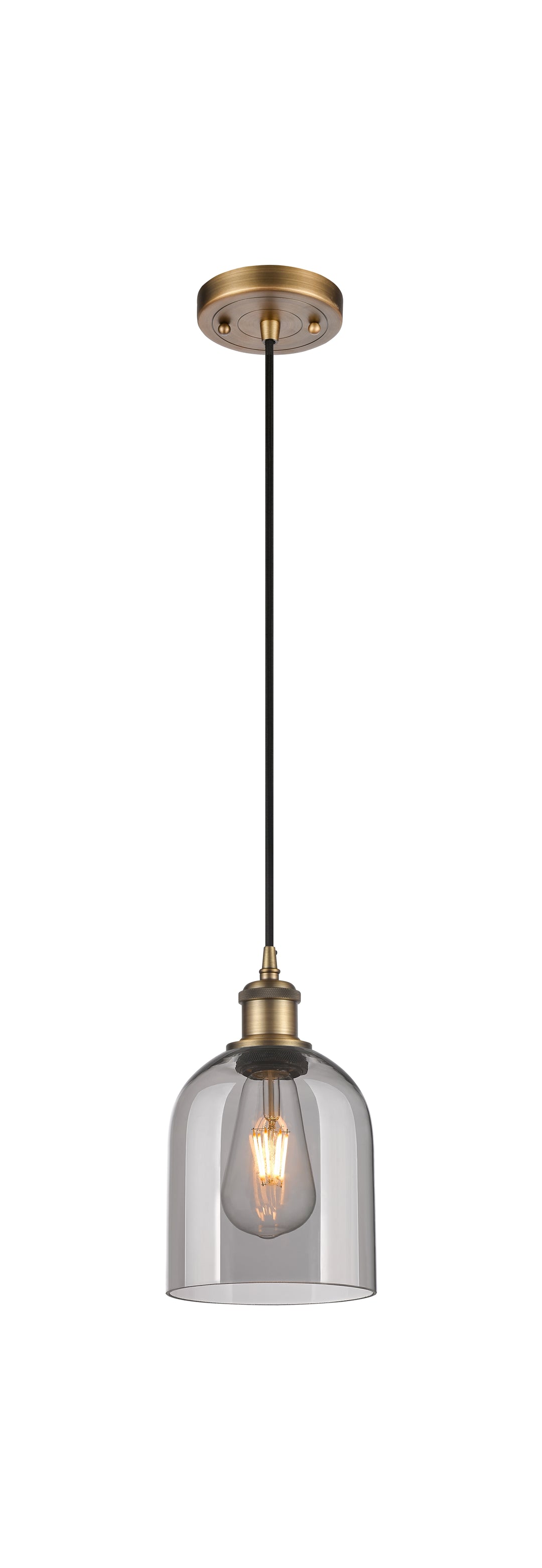 Innovations Lighting Bella 6" Mini Pendant - Brushed Brass Mini-Pendants Innovations Lighting   