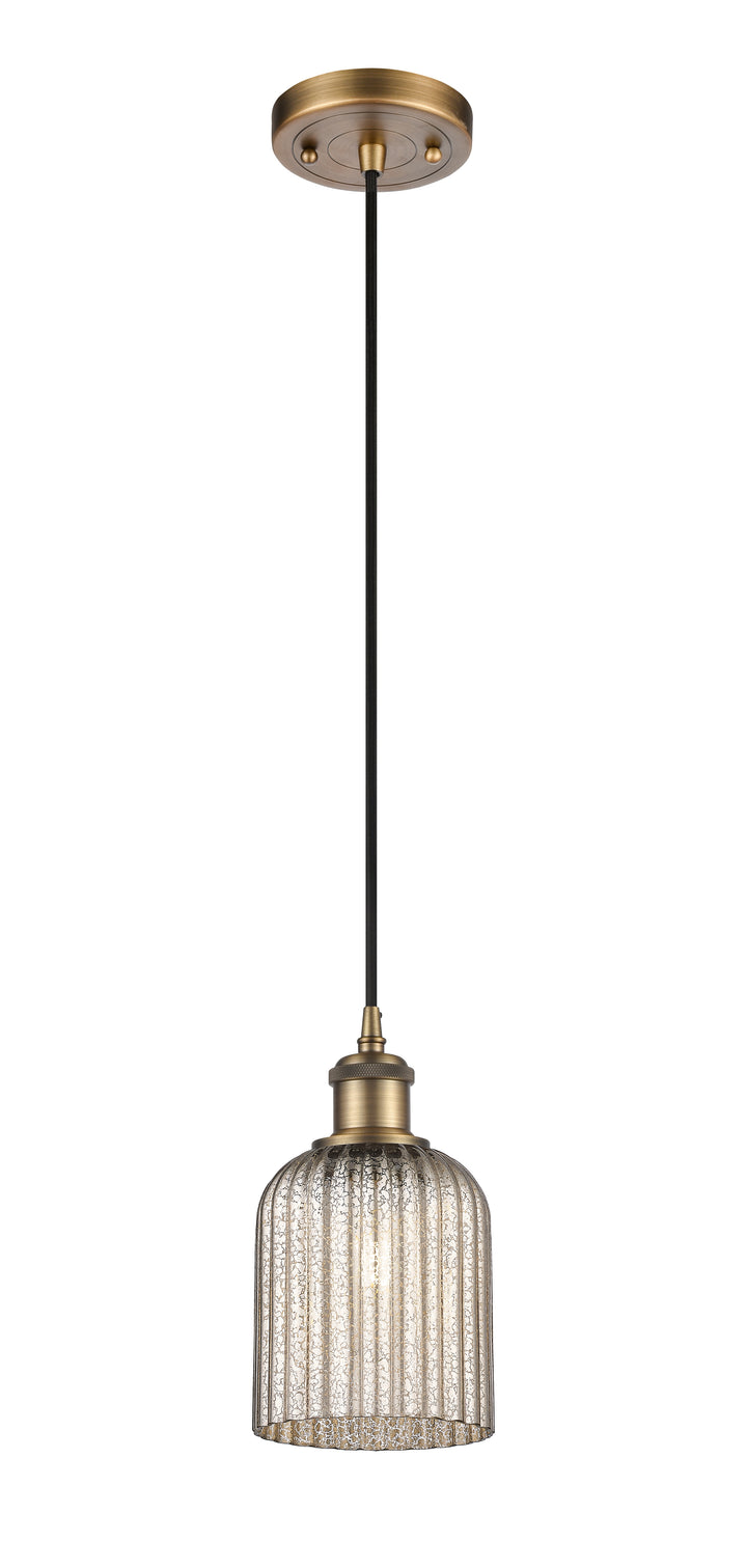 Innovations Lighting Bridal Veil 5" Mini Pendant - Brushed Brass Mini-Pendants Innovations Lighting   