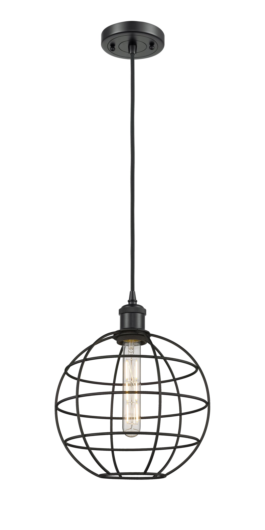 Innovations Lighting Lake Placid 10" Mini Pendant - Matte Black Mini-Pendants Innovations Lighting   