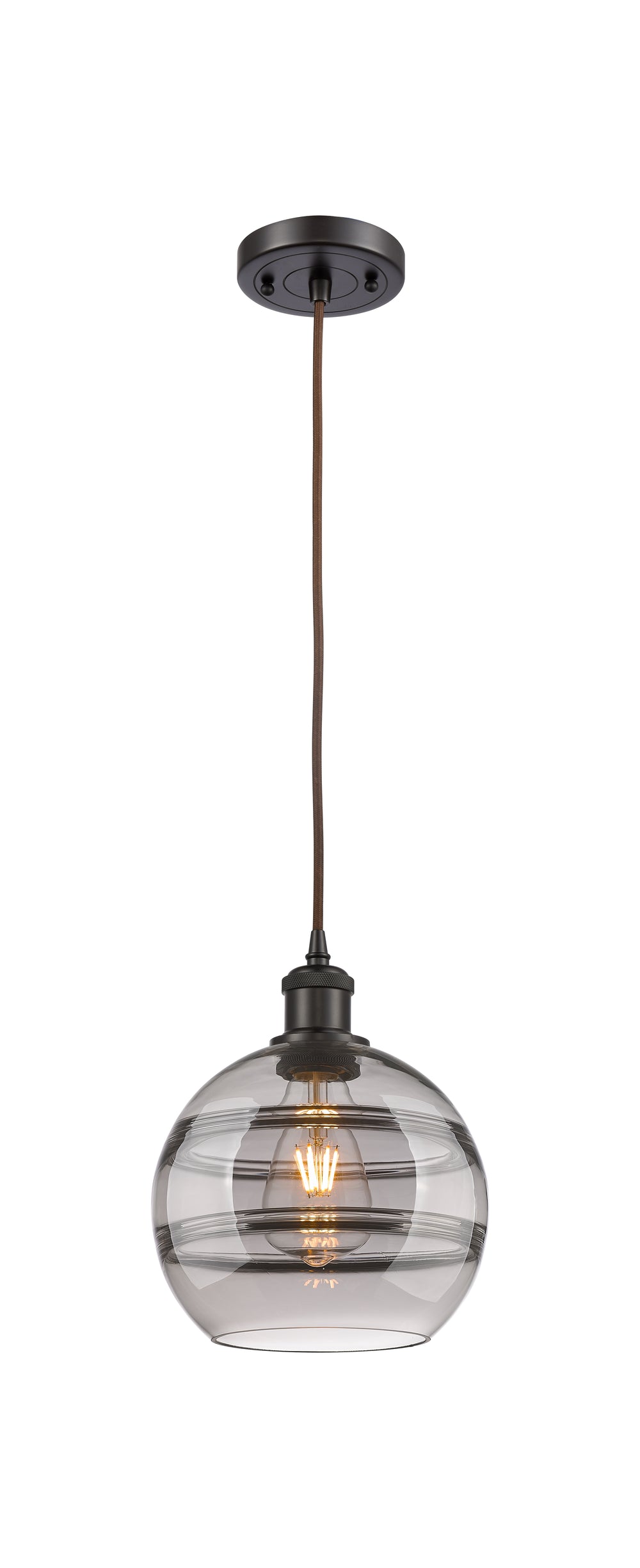 Innovations Lighting Rochester 8" Mini Pendant - Oil Rubbed Bronze