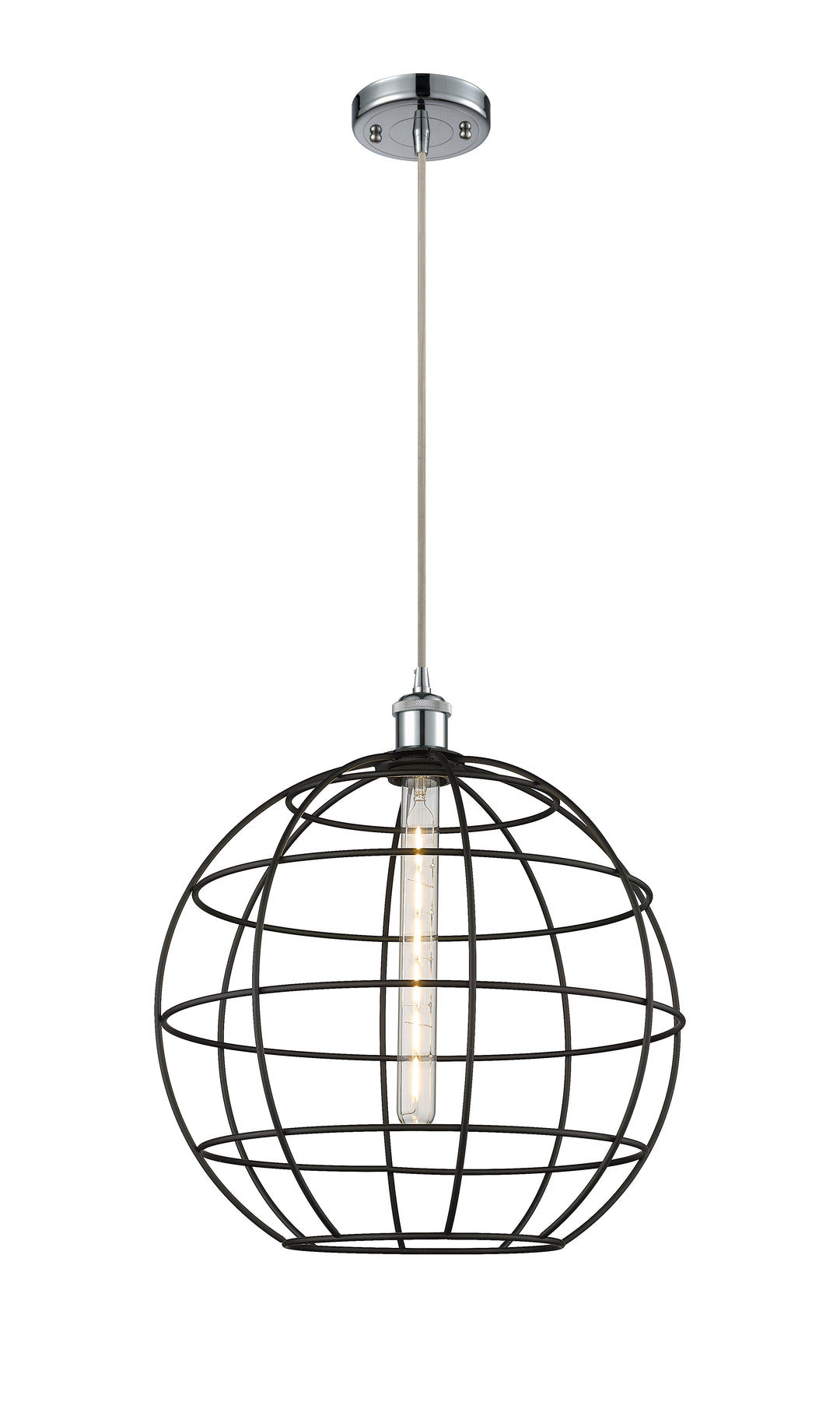 Innovations Lighting Lake Placid 16" Mini Pendant - Polished Chrome Mini-Pendants Innovations Lighting   