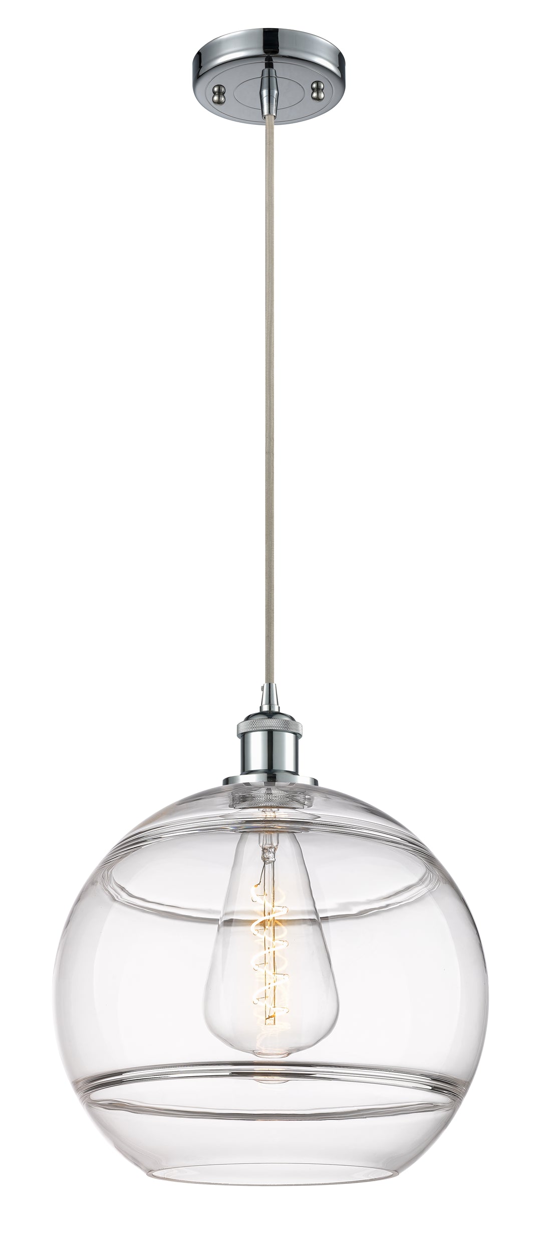 Innovations Lighting Rochester 12" Mini Pendant - Polished Chrome