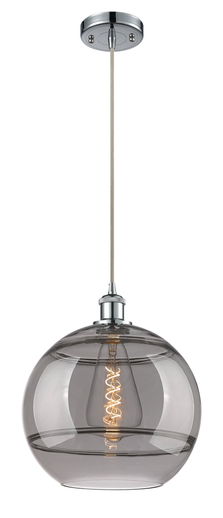 Innovations Lighting Rochester 12" Mini Pendant - Polished Chrome Mini-Pendants Innovations Lighting   