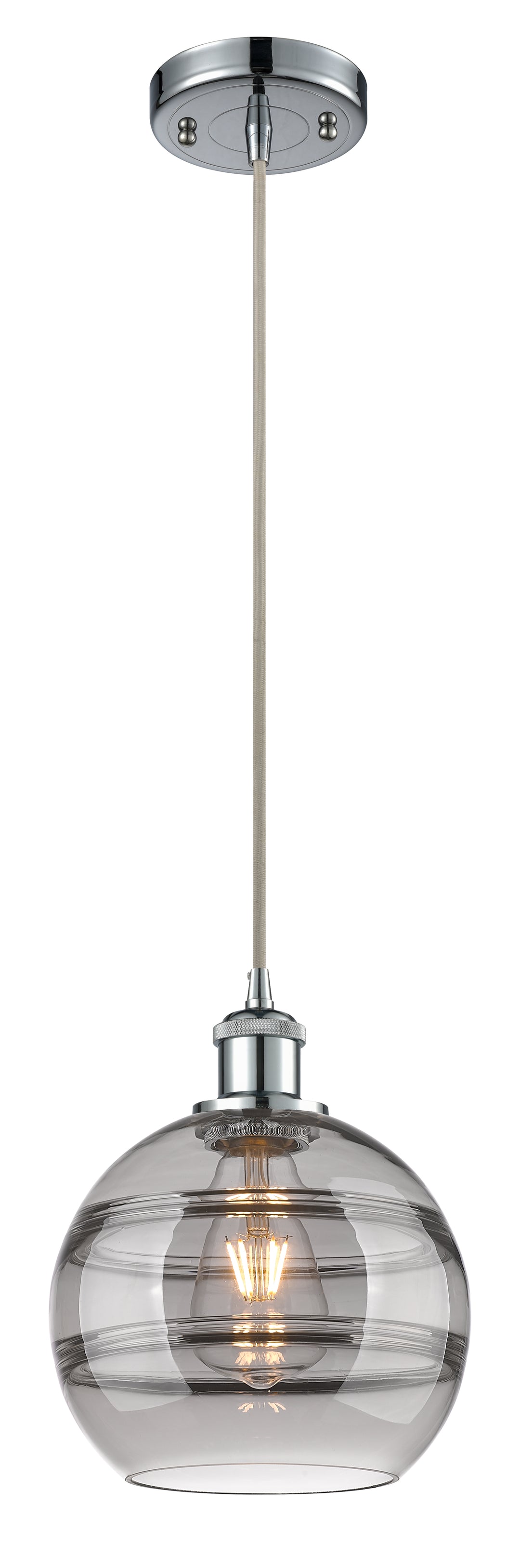 Innovations Lighting Rochester 8" Mini Pendant - Polished Chrome