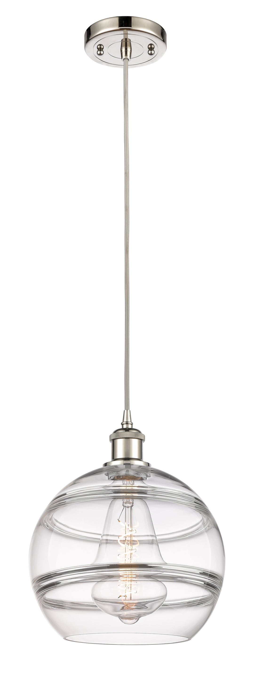 Innovations Lighting Rochester 10" Mini Pendant - Polished Nickel