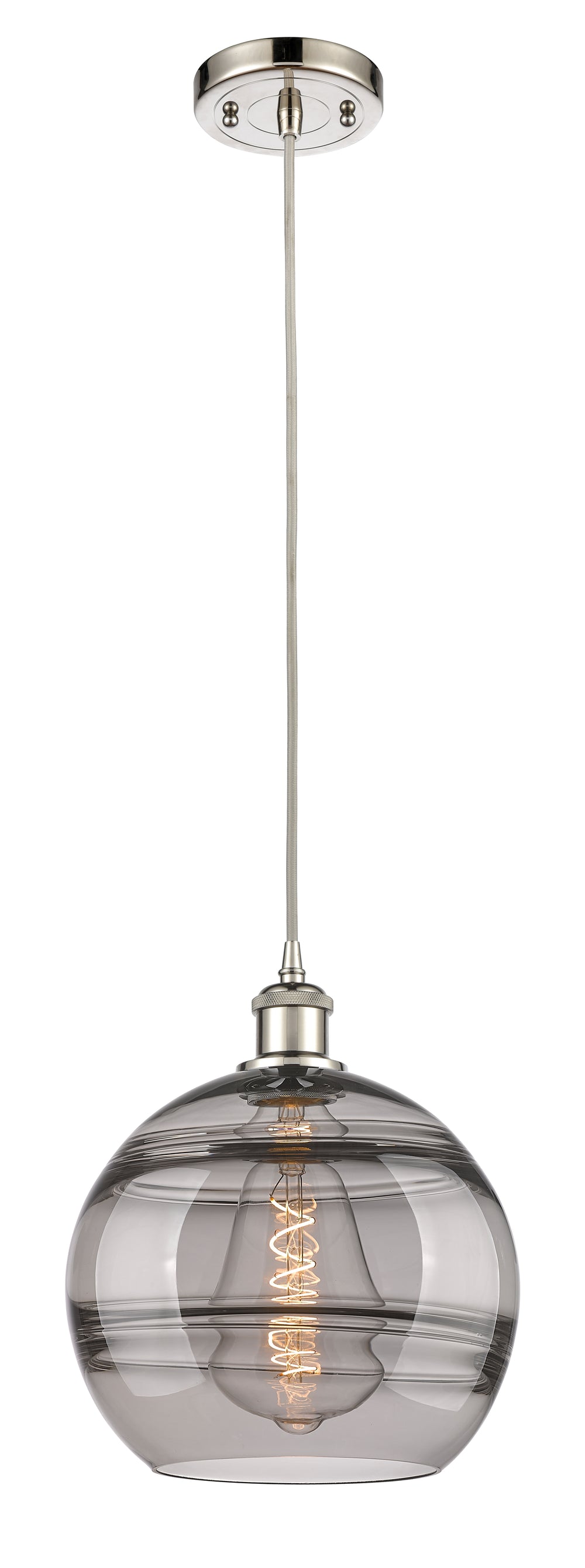 Innovations Lighting Rochester 10" Mini Pendant - Polished Nickel Mini-Pendants Innovations Lighting   