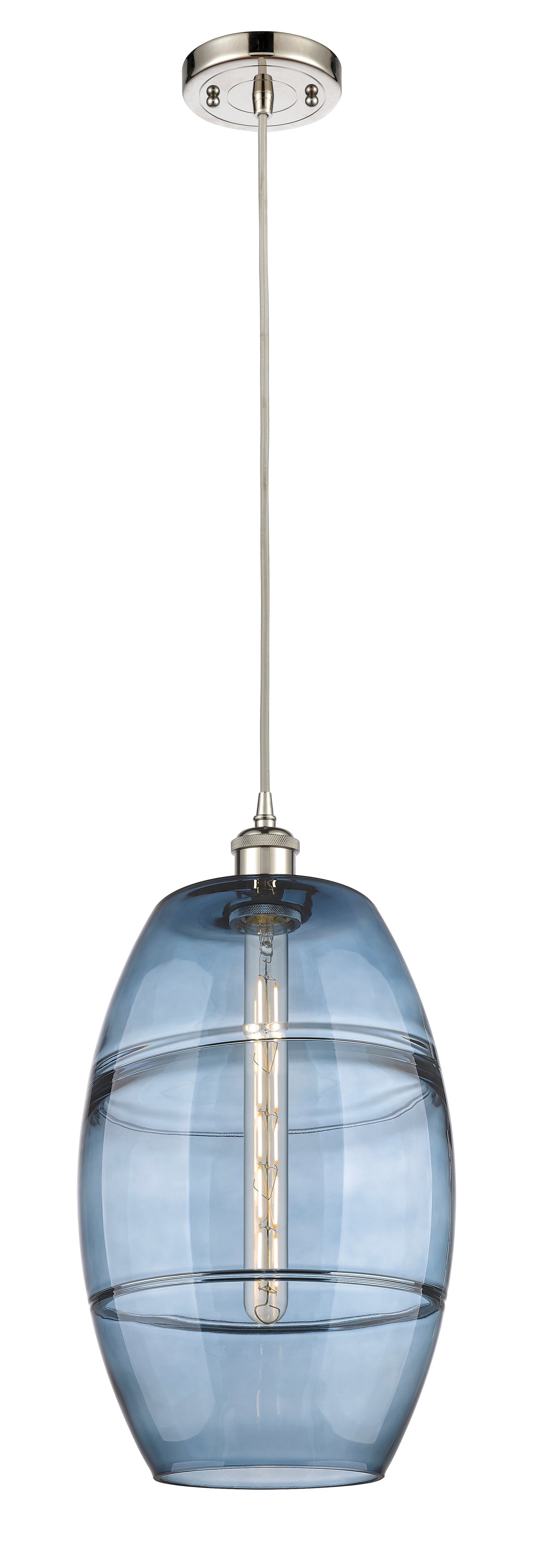 Innovations Lighting Vaz 10" Mini Pendant - Polished Nickel Mini-Pendants Innovations Lighting   