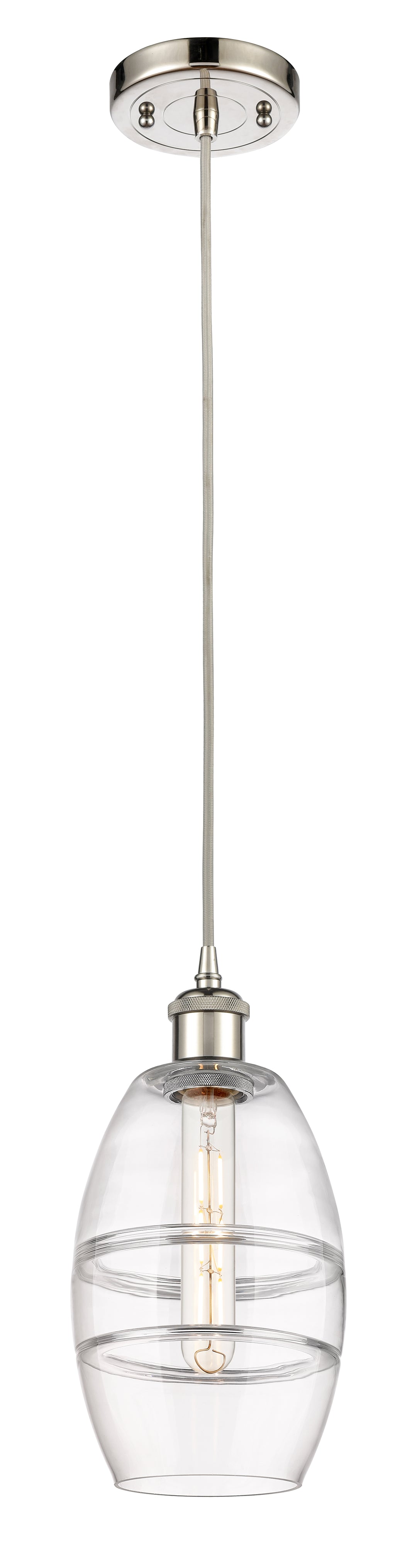 Innovations Lighting Vaz 6" Mini Pendant - Polished Nickel Mini-Pendants Innovations Lighting   