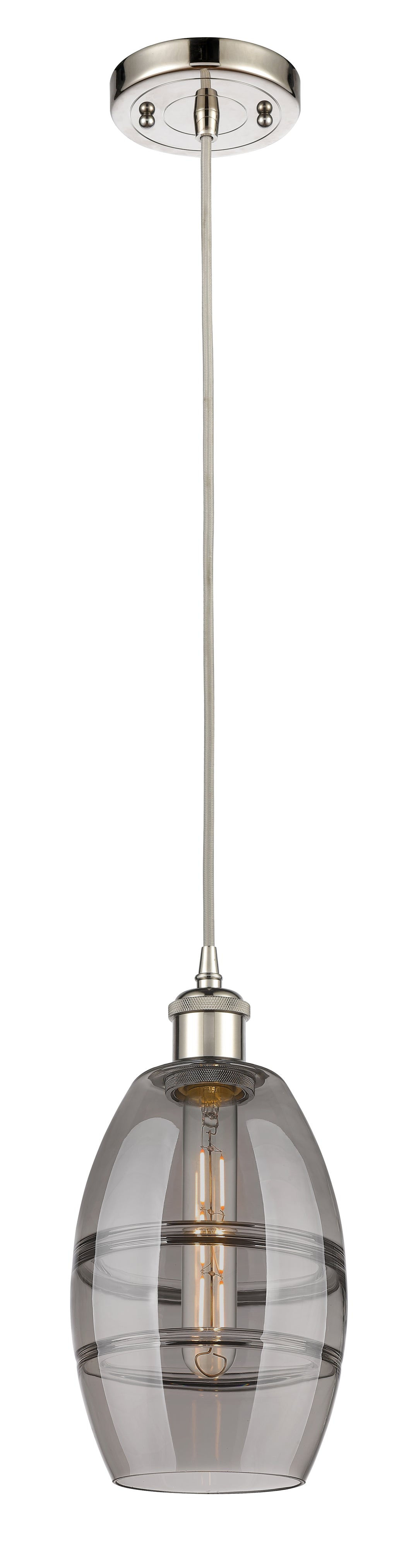 Innovations Lighting Vaz 6" Mini Pendant - Polished Nickel Mini-Pendants Innovations Lighting   