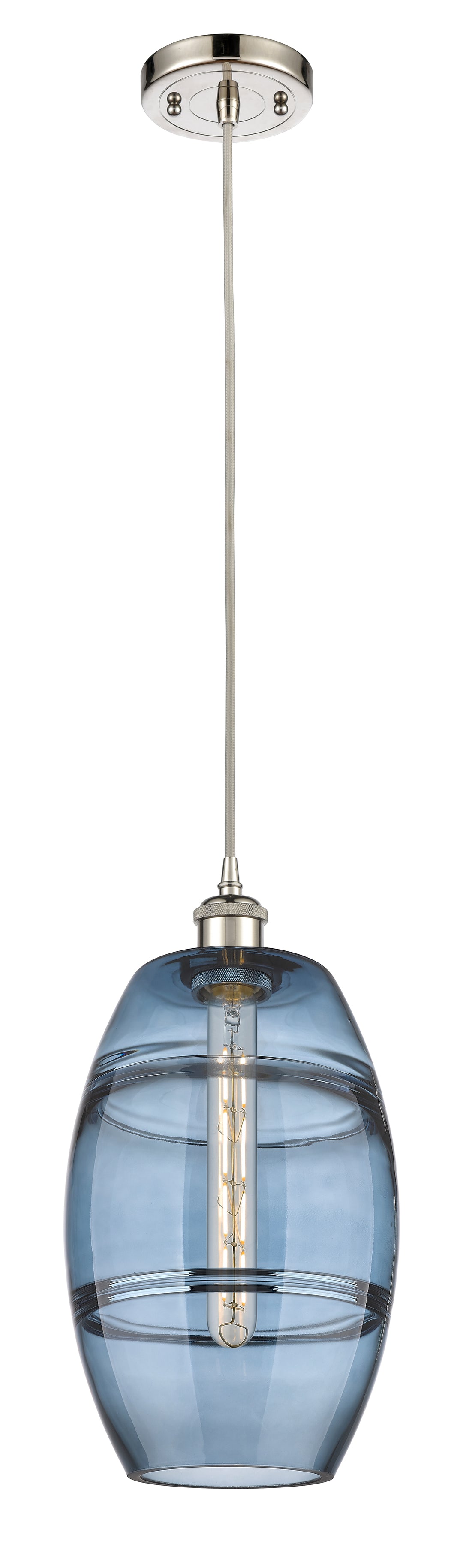 Innovations Lighting Vaz 8" Mini Pendant - Polished Nickel Mini-Pendants Innovations Lighting   