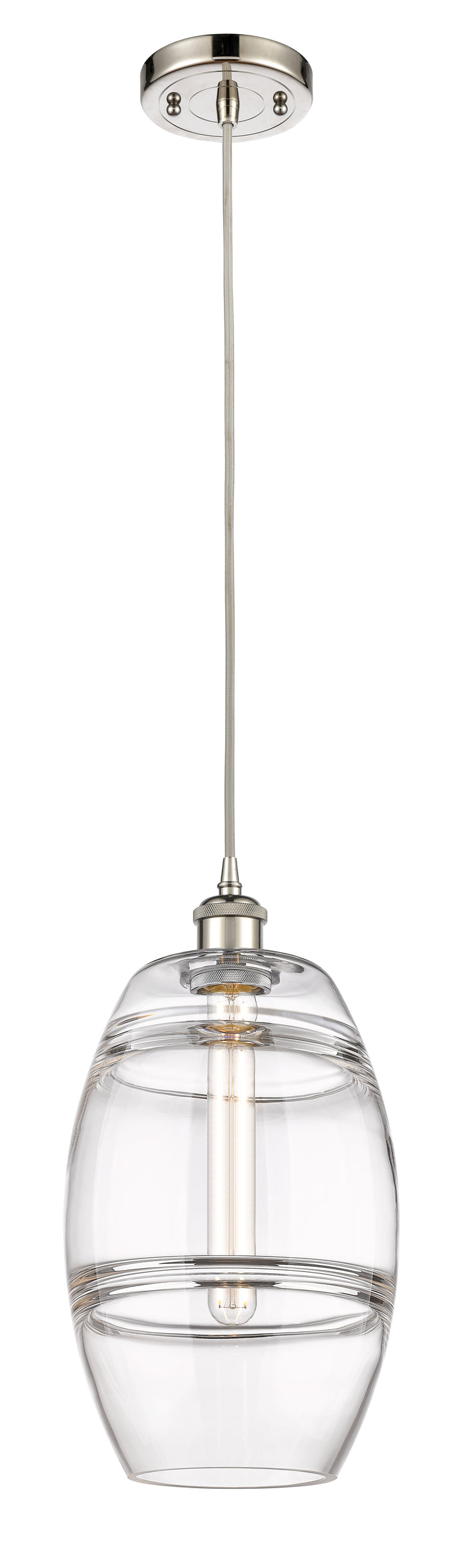 Innovations Lighting Vaz 8" Mini Pendant - Polished Nickel Mini-Pendants Innovations Lighting   