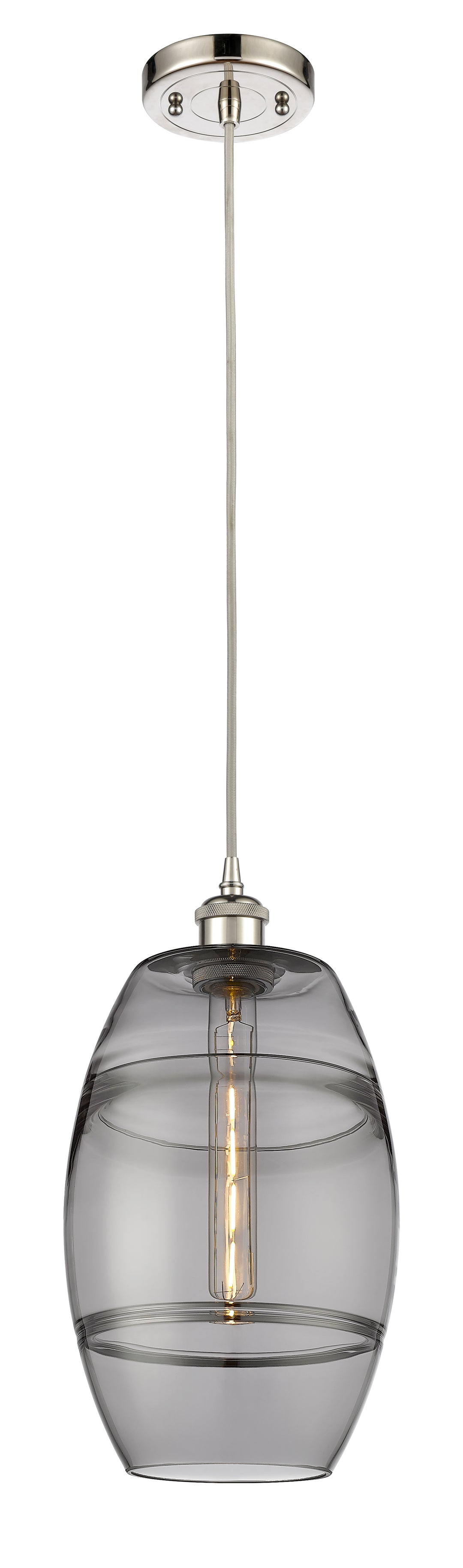 Innovations Lighting Vaz 8" Mini Pendant - Polished Nickel Mini-Pendants Innovations Lighting   