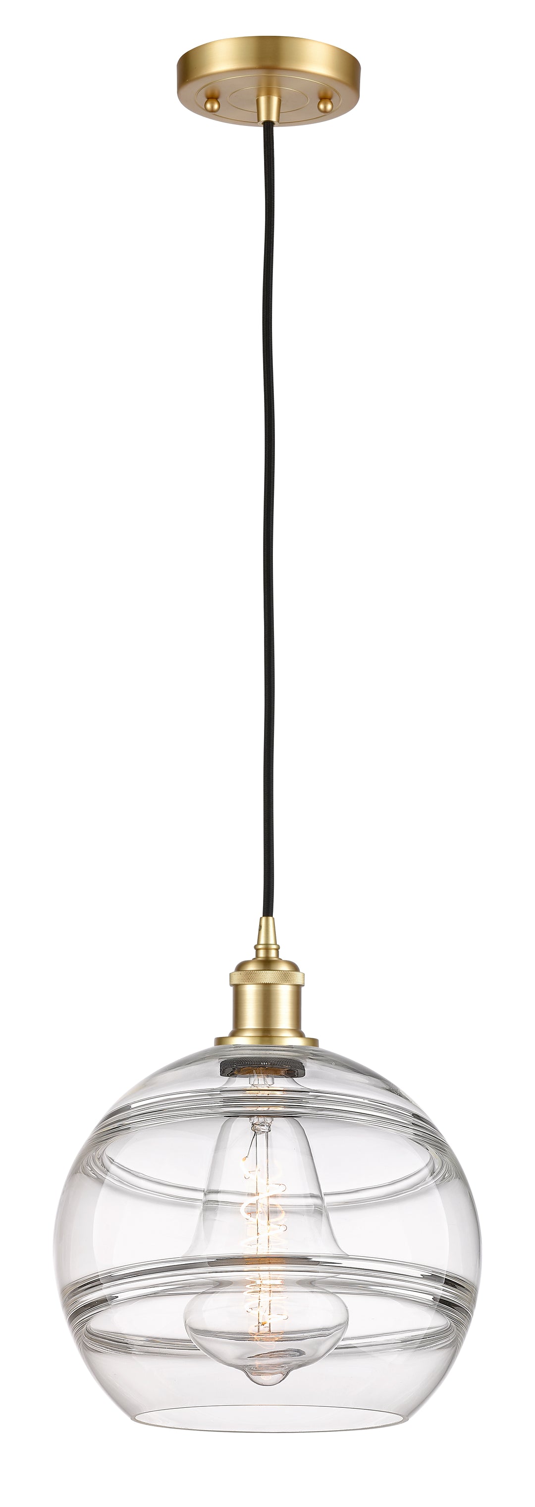 Innovations Lighting Rochester 10" Mini Pendant - Satin Gold