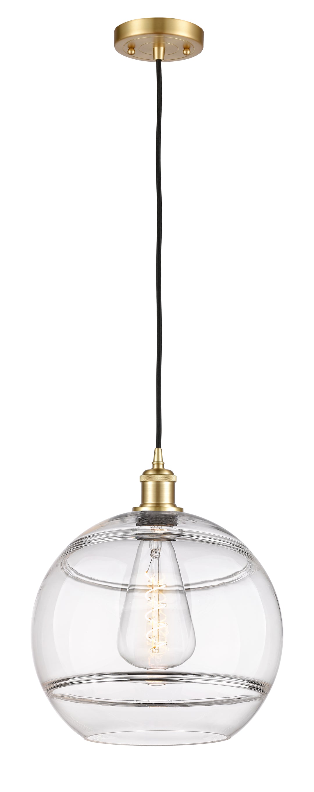 Innovations Lighting Rochester 12" Mini Pendant - Satin Gold