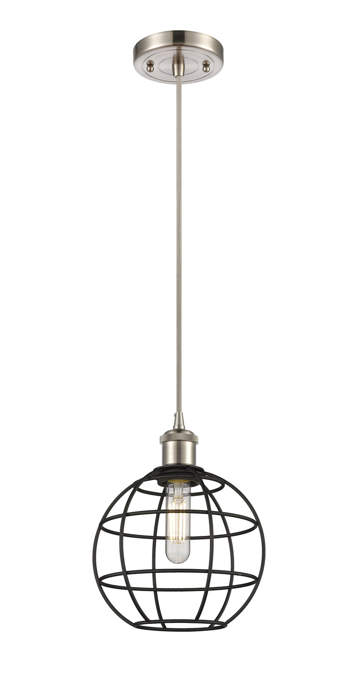 Innovations Lighting Lake Placid 8" Mini Pendant - Satin Nickel Mini-Pendants Innovations Lighting   