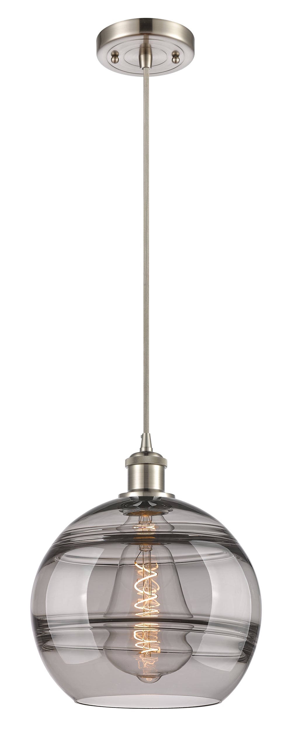 Innovations Lighting Rochester 10" Mini Pendant - Brushed Satin Nickel