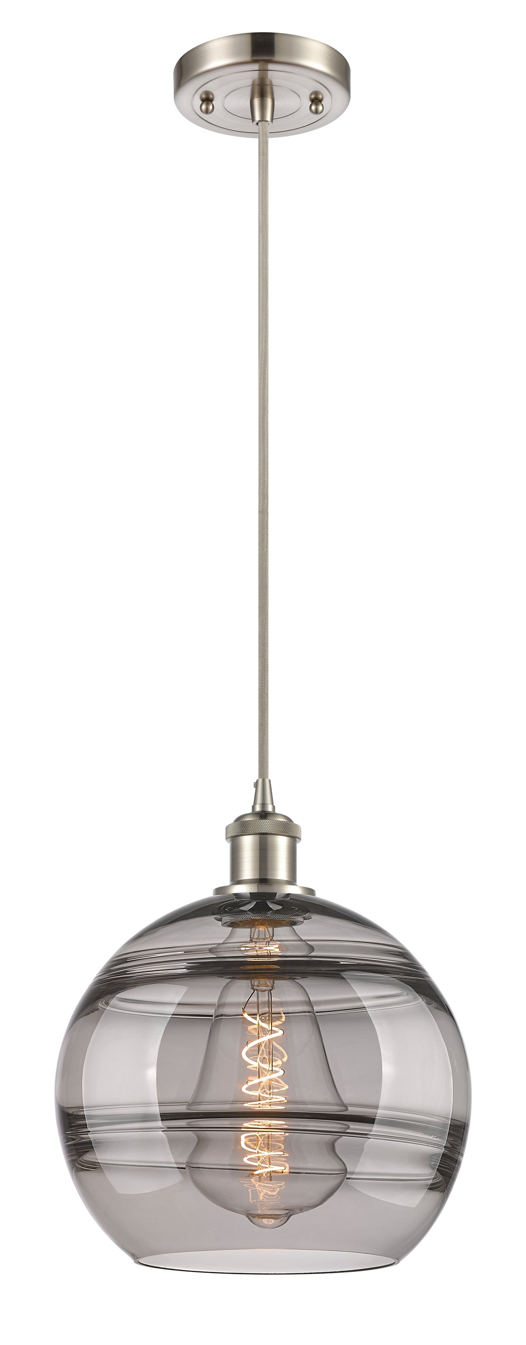 Innovations Lighting Rochester 10" Mini Pendant - Brushed Satin Nickel Mini-Pendants Innovations Lighting   