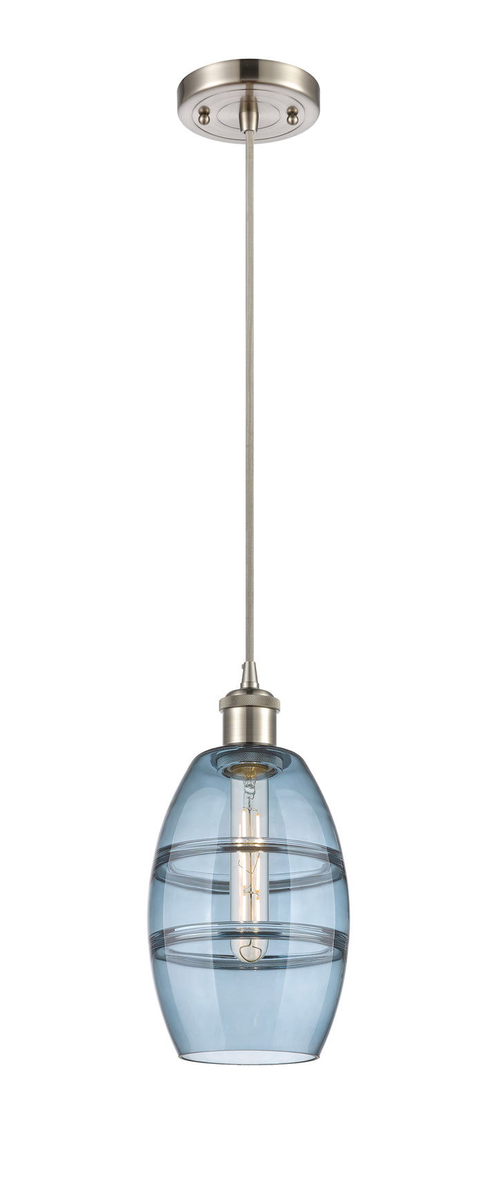 Innovations Lighting Vaz 6" Mini Pendant - Brushed Satin Nickel Mini-Pendants Innovations Lighting   