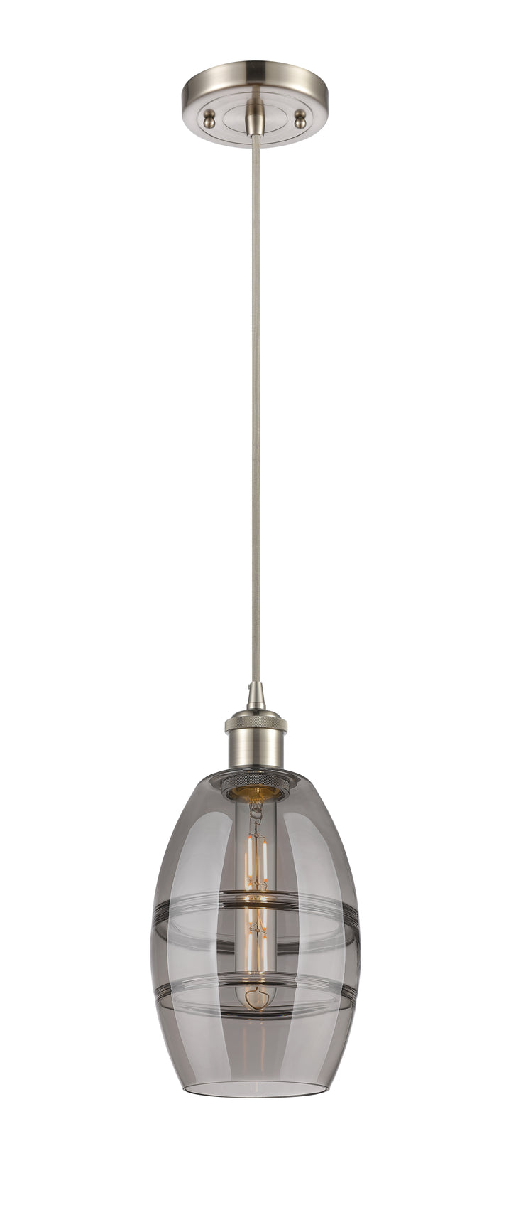 Innovations Lighting Vaz 6" Mini Pendant - Brushed Satin Nickel Mini-Pendants Innovations Lighting   